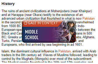 PowerLibrary's tweet photo. Pakistan became a sovereign state, bringing an end to British rule there #OTD 1947. Learn all about Pakistan with this entry in the Middle School e-resource. https://t.co/yk9ljUVKKW #pakistan #countryprofiles #reference #libraries #LibrariesFromHome #middleschool #powerlibrary https://t.co/bCibsKIimm
