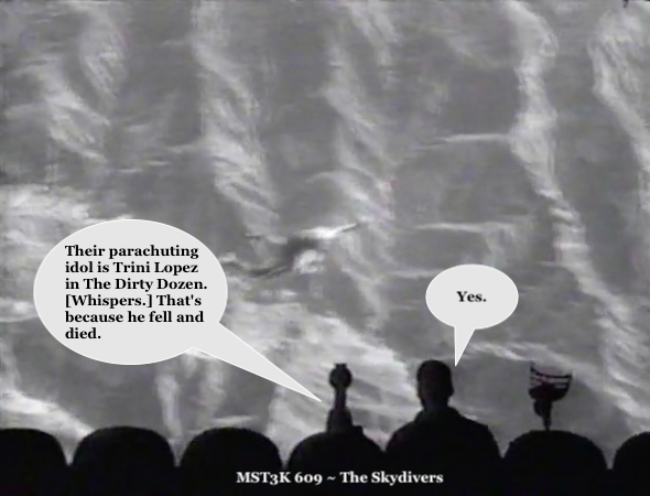 AnnotatedMST's tweet photo. #RIPTriniLopez
The singer/actor was mentioned on several MST3K episodes, including #609 Skydivers. https://t.co/ehzGByoTtS