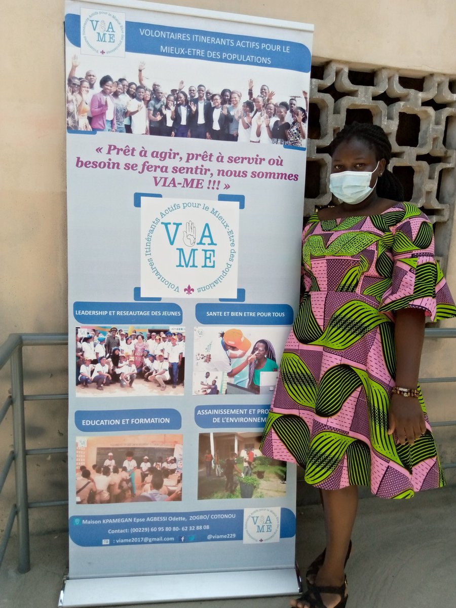 FASSINOUpascal3's tweet photo. Cérémonie de lancement du projet "SHE’S GREAT AT LADJI" initié par @ViaMe8 en partenariat avec @IREXintl. Cet projet vise à former 15 jeunes filles déscolarisées en #leadership, #SSRAJ, #engagement #civique et #entrepreuneriat afin de les rendre autonomes. https://t.co/Z91Y69VKfF