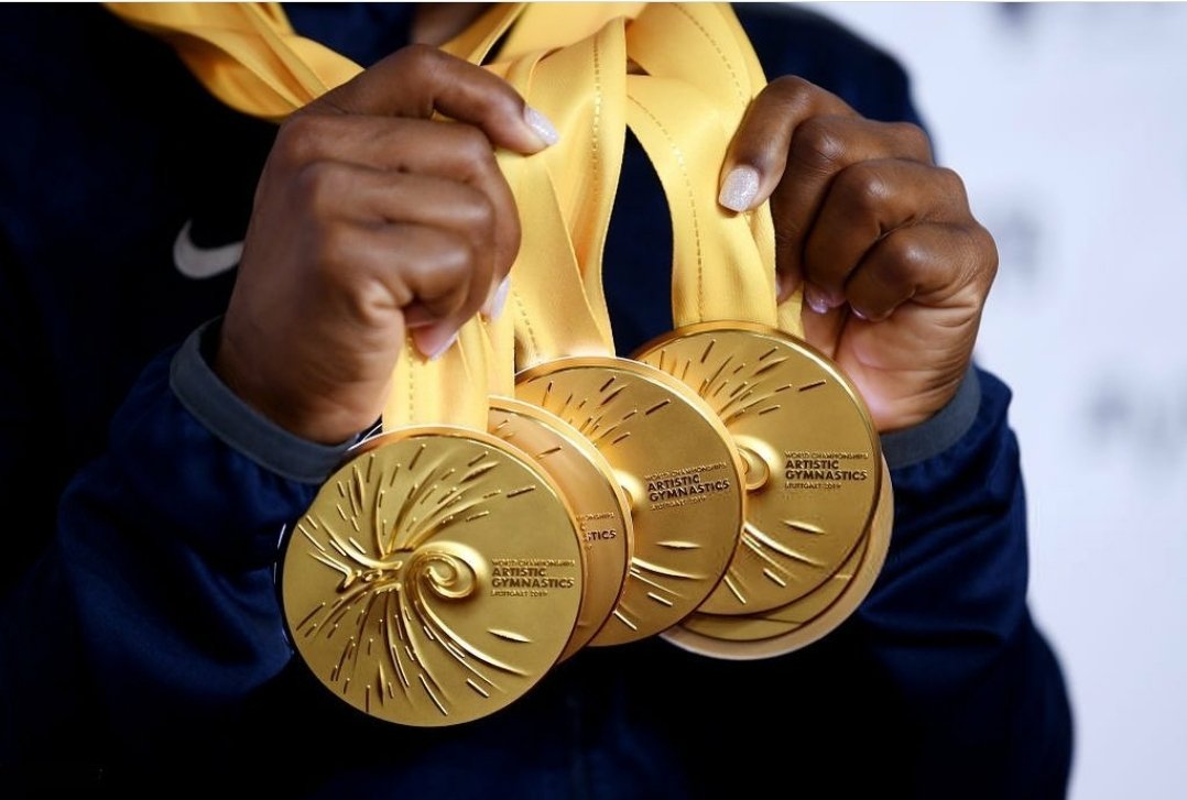the_female_lead's tweet photo. "If I say, 'I'm the best gymnast there is,' the reaction is 'Oh, she's cocky.' No, the facts are literally on the paper. I've won five world titles." https://t.co/Csru0Rq9O3