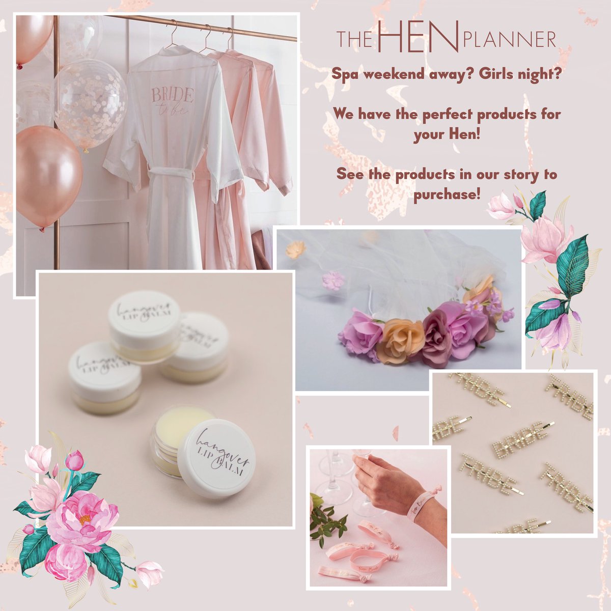 Hey hens! It’s hump day 👯‍♀️

Let’s get over the hump of the week with some beautiful products! We’ve got lots of items on sale at the moment, see our picks for the spa weekend or girls night! 

From our stunning robes to the hangover lip balm (to keep those lips juicy)