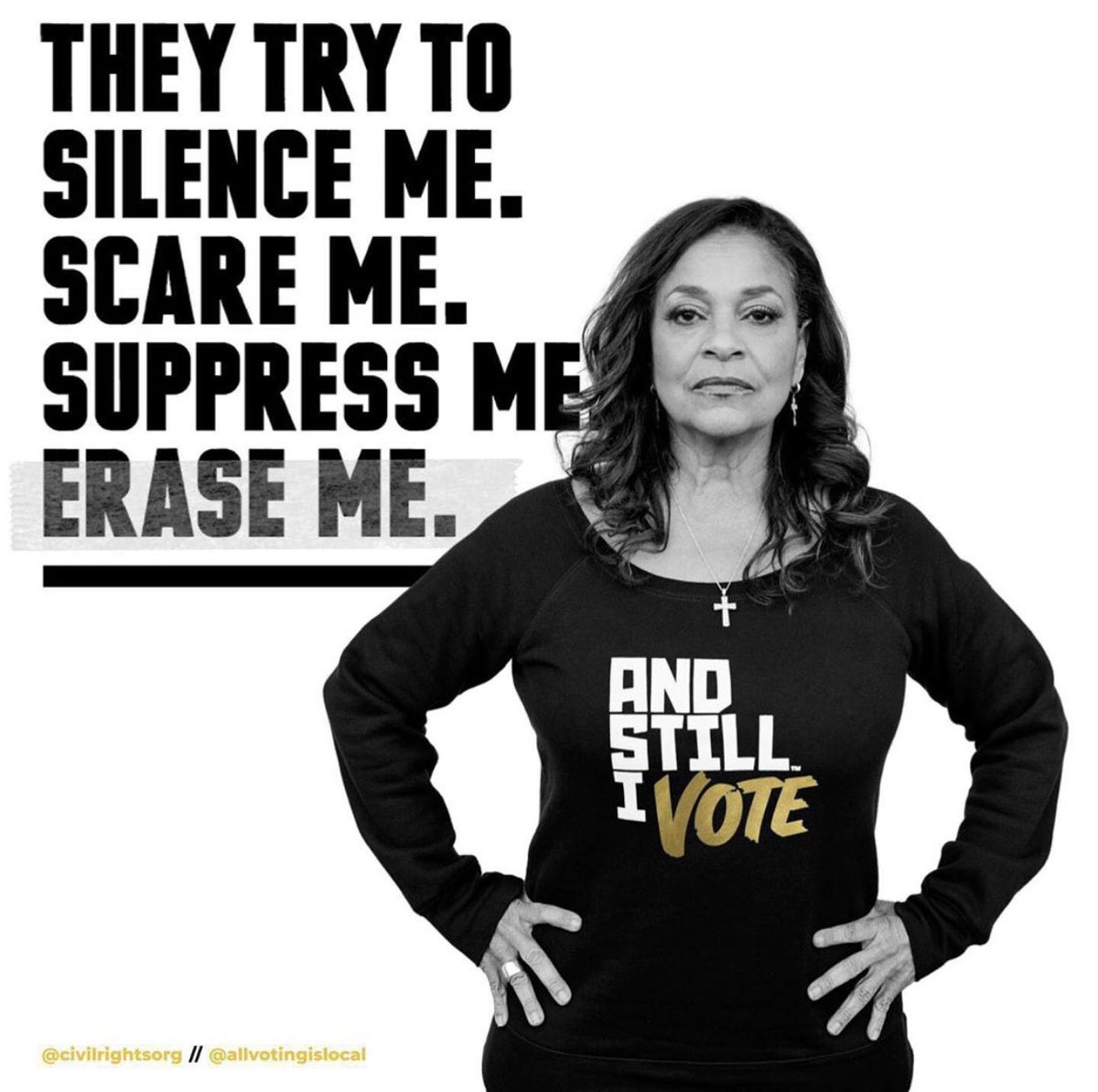 We MUST use our voice this election season! SHOW UP and VOTE.🗳️ #AndStillIVote