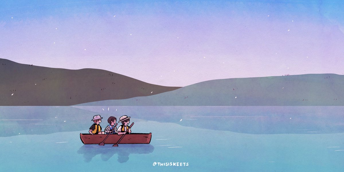 soop-ing along 🚣‍♂️ #InTheSoopBTS #namjoon #jin #jimin