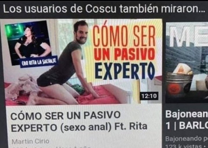despacitres's tweet photo. Los usuarios de Coscu también miraron...
CÓMO SER UN PASIVO EXPERTO (sexo anal) Ft. Rita
Martin Cirio https://t.co/jMeMXyWucM