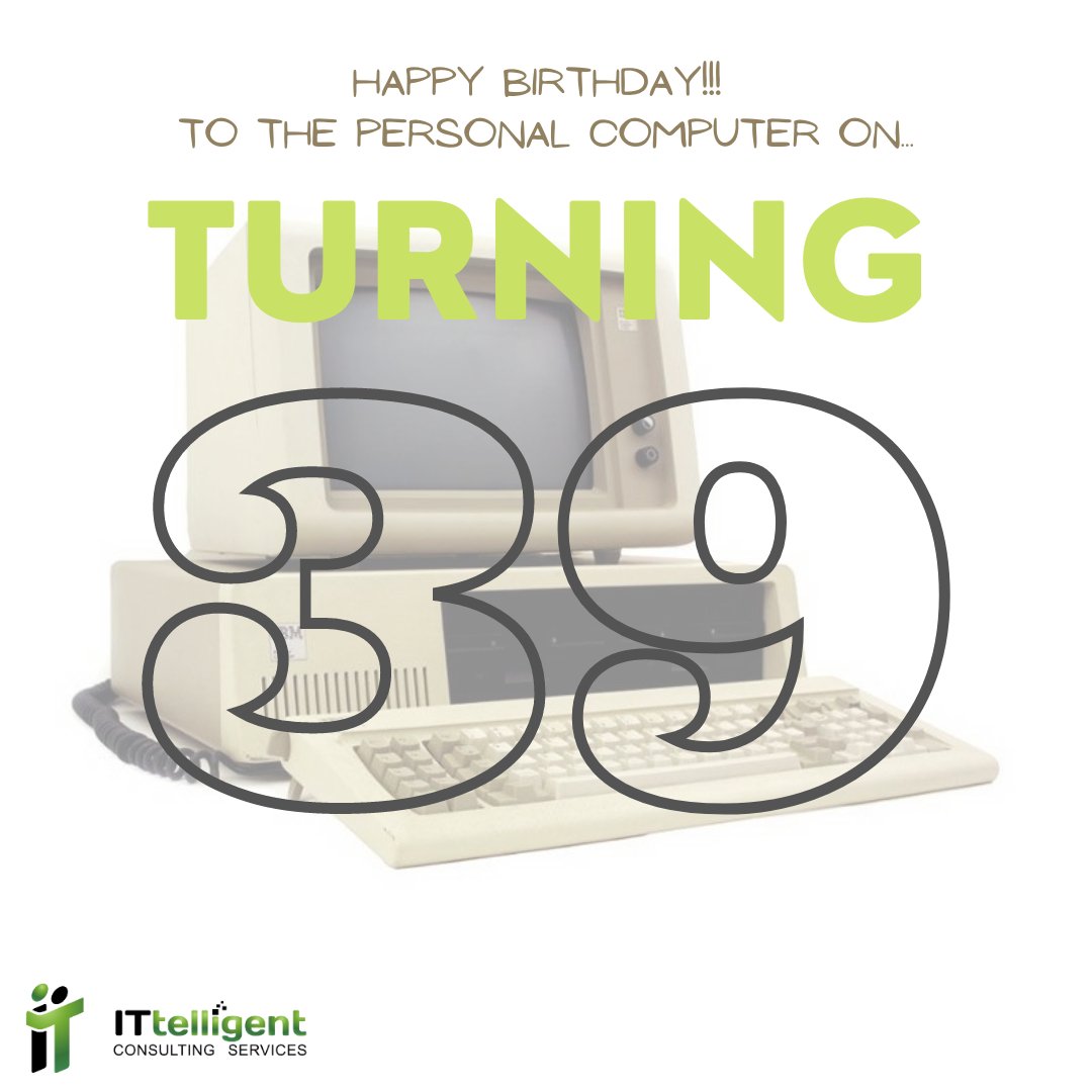 ittelligent's tweet image. You've achieved a lot in the last 39 years that you should be very proud of, yep you've made some mistakes & had to deal with some viruses but you've really grown into your looks and you've helped a lot of people.Thanks
#HappyBirthday #PersonalComputing #ThisDayInComputerHistory