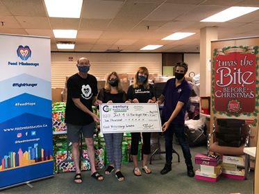 The 'Just 4 U Box Project' received an incredible donation from Colin Tyler and his associate Tim Guerin at @CenturyAV. They donated $2,000 to go towards our initiative in support of @peelcaf. Thank you, thank you, thank you!!!!