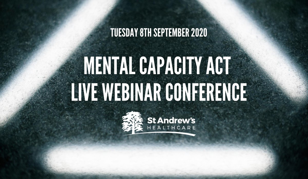 StAndrewsCare's tweet photo. The #MentalCapacityAct has undergone a huge government review. Join us as we support clinicians to develop clinical practice skills, bringing together key practitioners and academics.

BOOK NOW!

👉https://t.co/WI0dqx2sFV

#WednesdayVibes #webinar https://t.co/b46TxYQWZe