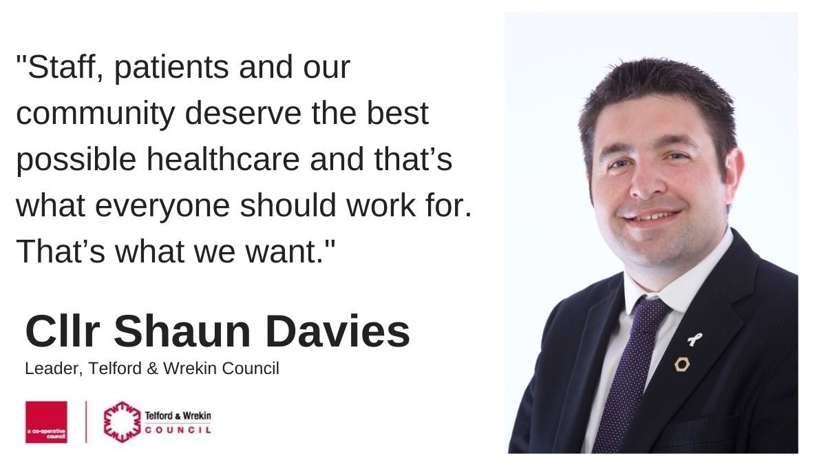 _NHS4All's tweet photo. Telford &amp; Wrekin Council has welcomed a new improvement alliance offering support to the Shrewsbury and Telford Hospital NHS Trust (SaTH) which is in special measures.
   https://t.co/BLMsuau7gt https://t.co/LasYSYTBL6