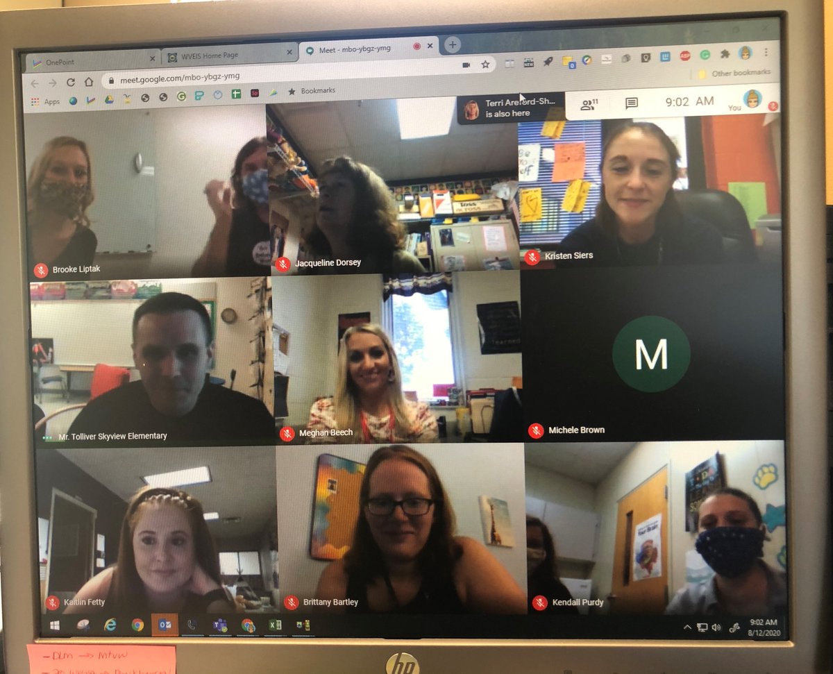 It was so great seeing these faces this morning!  Our counselors are back to work and are paving the way for an enriching school year for our amazing students and staff! #SchoolCounselors #studentcentered #SEL #relationships