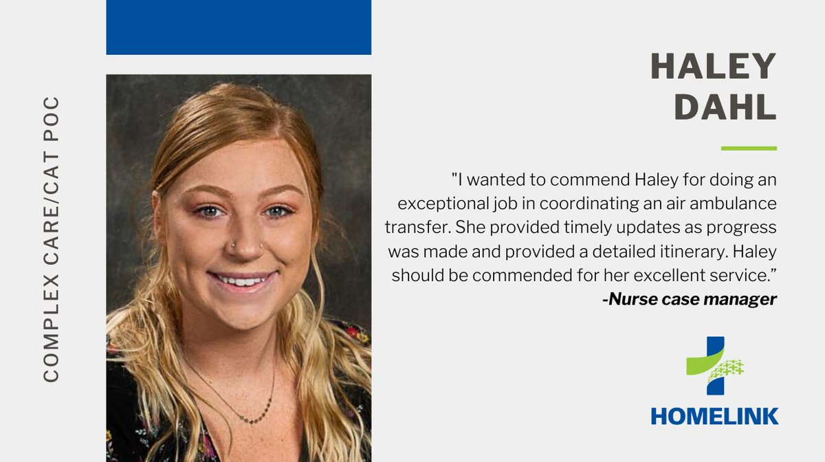 VGMHomelink's tweet photo. "It’s definitely more than just a job or a nine to five for me."

Haley embodies our core value of Make a Difference as she builds relationships with case managers and patients everyday. 

#workerscomp #workerscompensation #ExperienceTheDifference https://t.co/xW2sIhvWvI