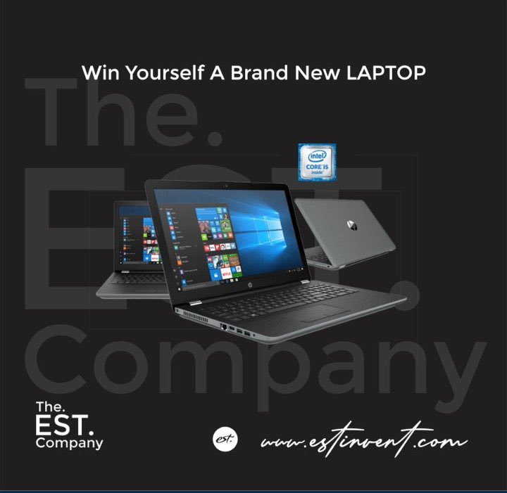 thedavidadesina's tweet photo. @volqx is doing a laptop giveaway from (@theestcompany) 
I’d really appreciate if you could help me RT &amp; Like this Tweet to reach 3k RTs &amp; Likes.
It’s going to the person with the highest RTs after 3k RTs.

Please help me reach the target before midnight.

If you see this, RT 🙏🏾 https://t.co/McBkfcVSAL