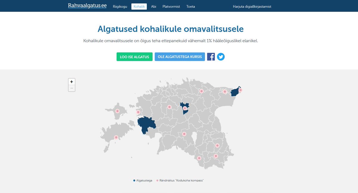 Now also on local level #rahvaalgatus