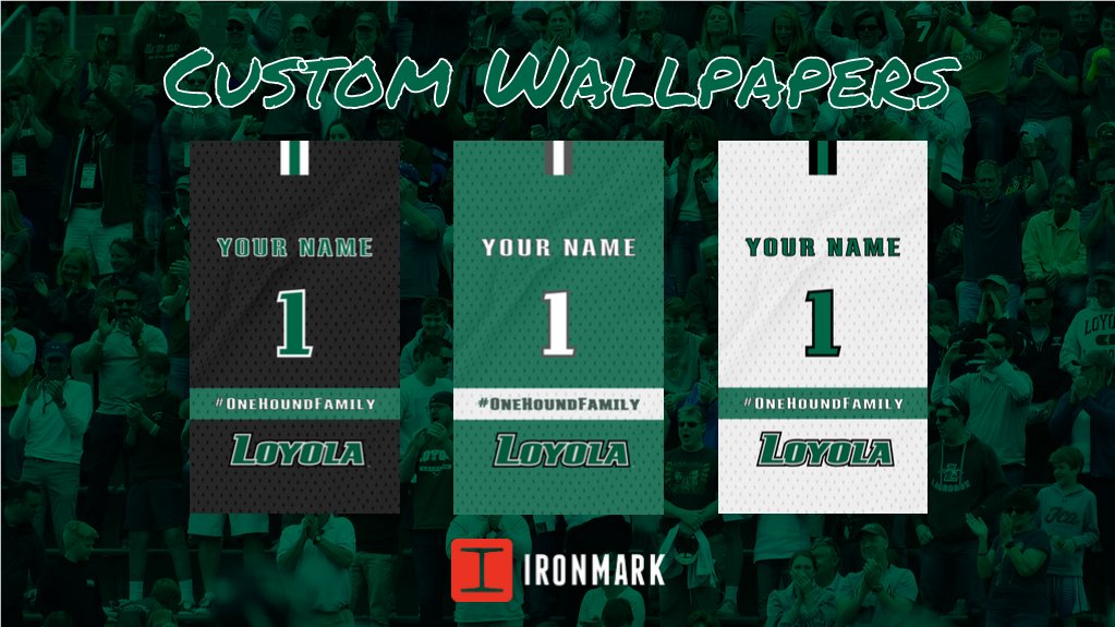 Custom #OneHoundFamily threads for your📱on #WallpaperWednesday, presented by <a href="/IronmarkUSA/">IronmarkUSA</a>.

1⃣ Retweet &amp; follow if you don't already
2⃣ Reply with name, number &amp; color
3⃣ We'll send you your custom wallpaper
4⃣ Rep the Hounds on your📱