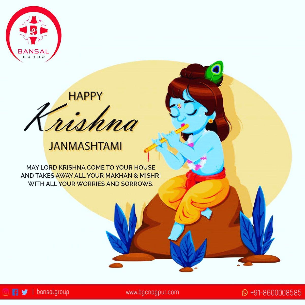 BansalGroupNgp's tweet photo. #happyjanmashtami#krishnajanamutsav2020#lordkrishna https://t.co/KcvGmhe6pn