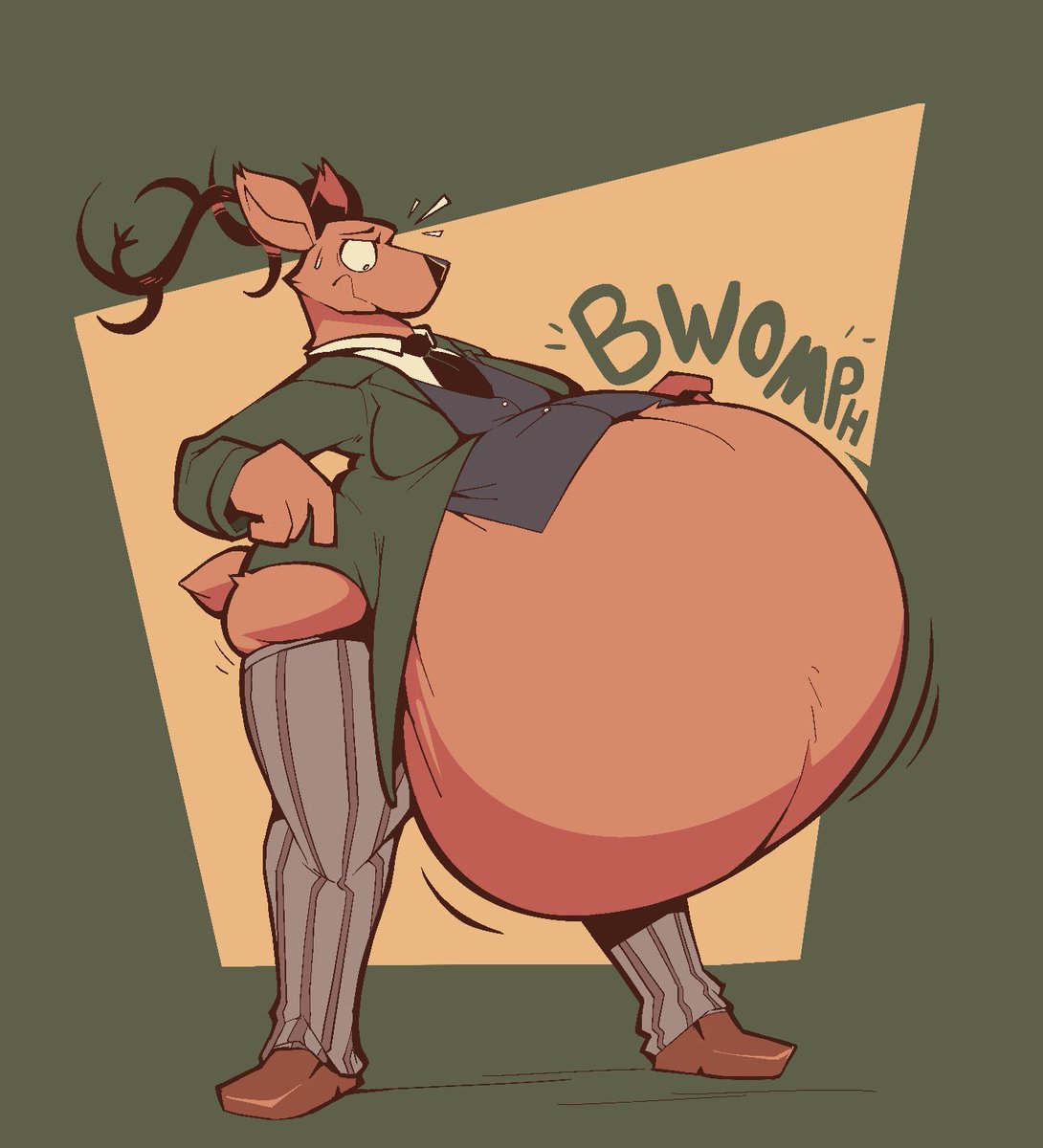 BootFromTV's tweet photo. Funny anime deer go BWOOMPH https://t.co/UFncdCdNKt