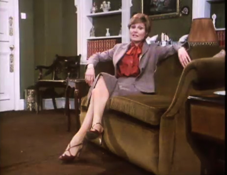 motelcrossroads's tweet photo. That time Angela Rippon decided it was safer to read the news from Meg Richardson's sitting room... #truenottrue https://t.co/PVbrnuwlb0