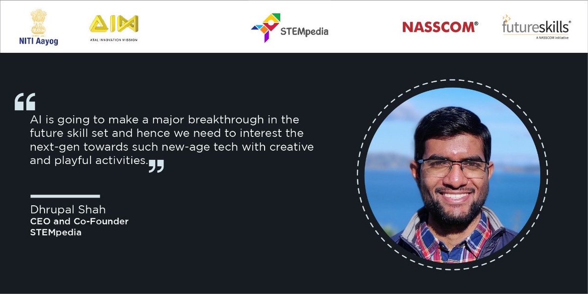 AIMtoInnovate's tweet photo. AI is a tool that will help build a powerful future!🤖

AIM in collaboration with @nasscom, is launching the ATL AI Step-Up module, curated by esteemed experts, that will empower young minds to explore the world of Artificial Intelligence. 

Stay tuned for more details!✨ https://t.co/VOyPb2gpHT