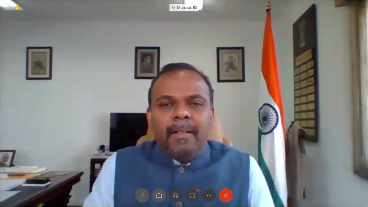 ficci_india's tweet photo. The region of El Salvador, Guatemala and Honduras are unexplored and full of potential: Mr BS Mubarak, Ambassador of India to Guatemala at India Virtual FMCG Supply Chain Expo 2020 organized by @ficci_india. https://t.co/vzn54LzT7j
