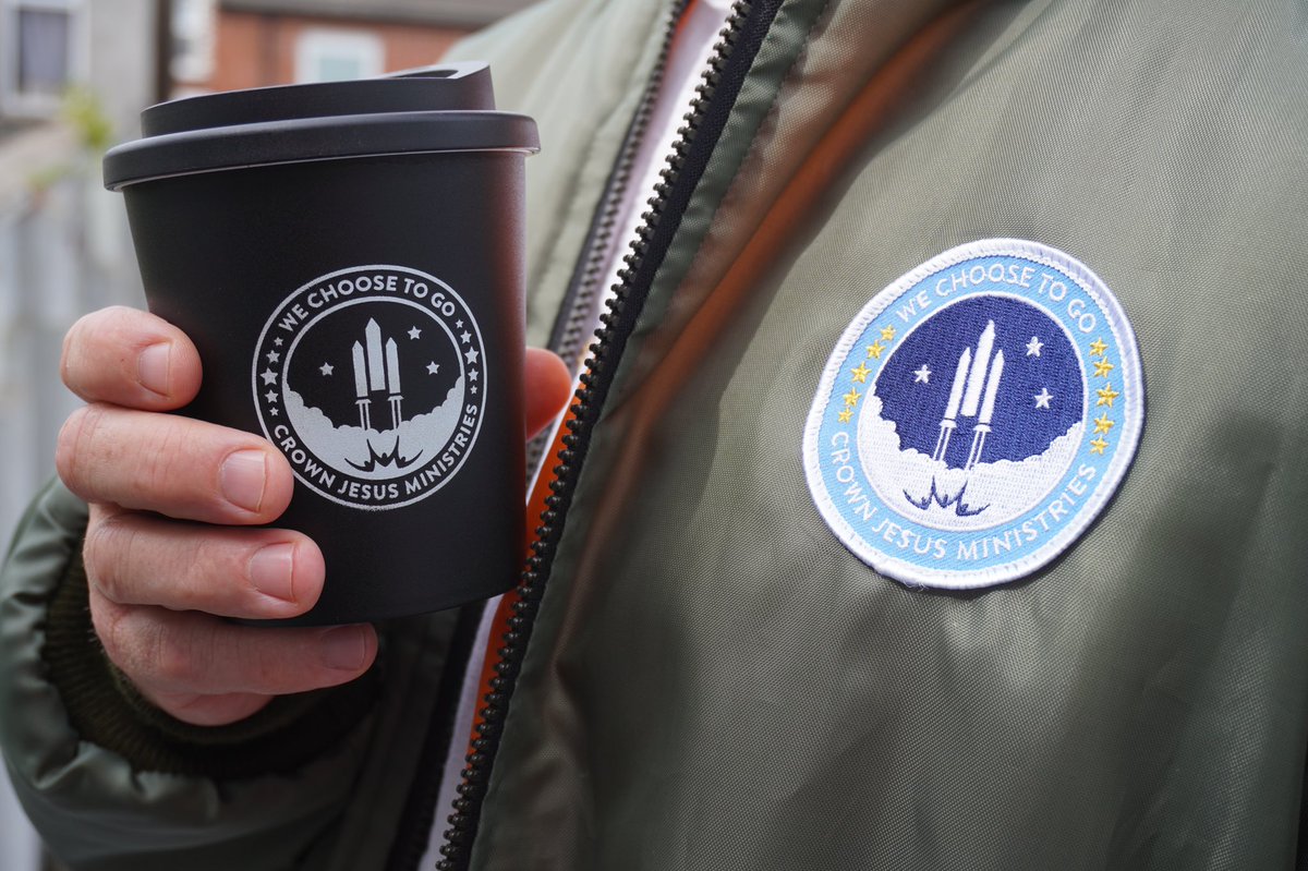 CrownJesus's tweet photo. #EXCLUSIVE to Go Group members and School of Evangelism students. Our new coffee cups and Harrington Flight Jackets. 

Contact the office to order.
Info@crownjesus.org 
£10 for cups and £40 for jackets. 

#WeChooseToGo 
#GoGroups
#Evangelism 
#CrownJesus https://t.co/NhSJy1iA09