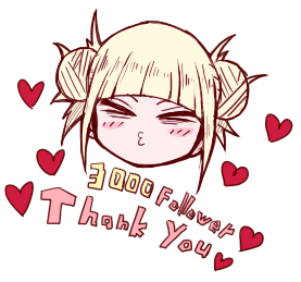 トガヒミコ 「3000フォロワーありがとうございます。 」|おくマリのイラスト