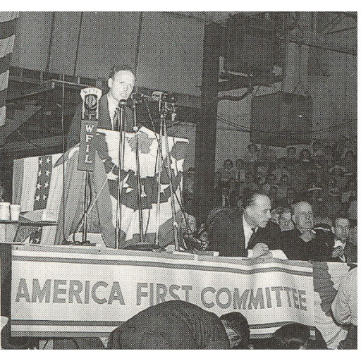 Prior to Pearl Harbor, American luminary Charles Lindbergh echoed Hitler's propaganda, calling for America to join Nazi Germany in an effort to save white domination against people of color, all of them manipulated and wildly dangerous.20/