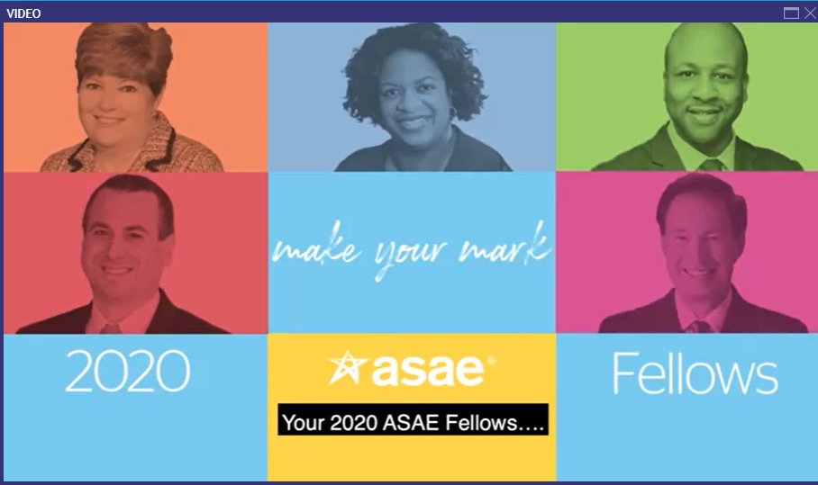 JohnSegota's tweet photo. Congratulations to @sjreeves, @dontepshannon, @Lowellmatthew and all the new @ASAEcenter Fellows! #ASAE20 #ASAE100 #leadership #association #assnchat #nonprofit https://t.co/15Am9HJLK7