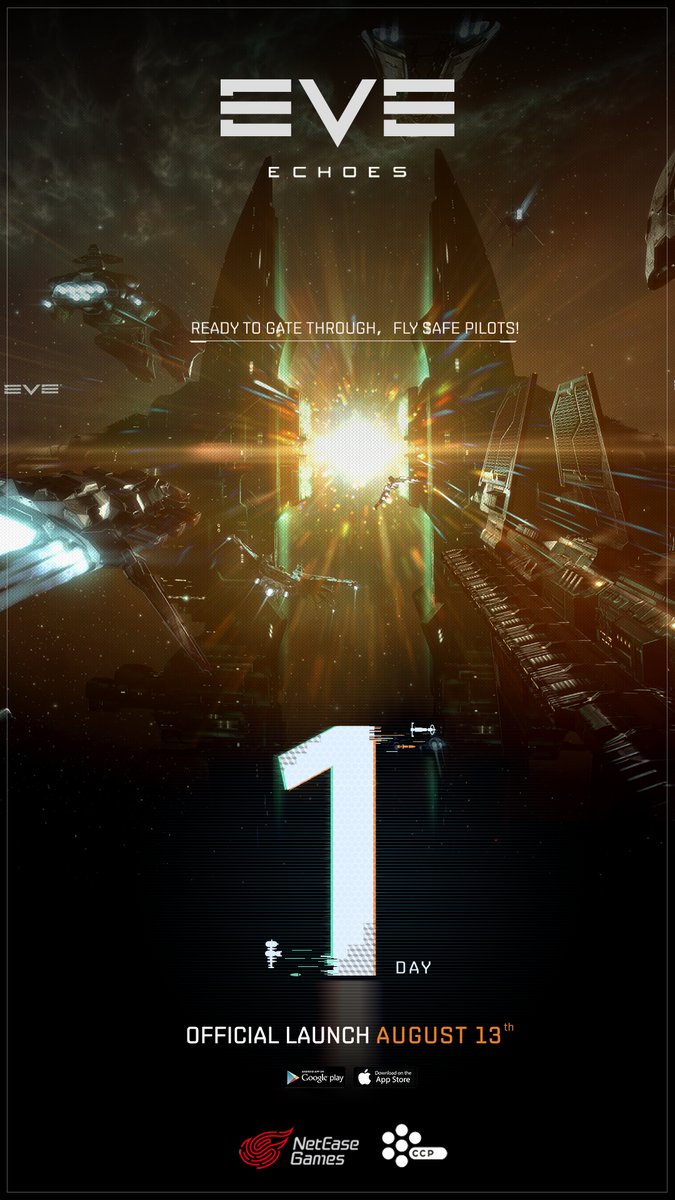 EveEchoes's tweet image. READY TO GATE THROUGH, FLY SAFE PILOTS!

We only have one day to go, so how about we do another giveaway?

Follow us as well as like &amp;amp; retweet this to enter. 5 winners will be randomly chosen to each receive an Omega Combo Pack! #EVEEchoes