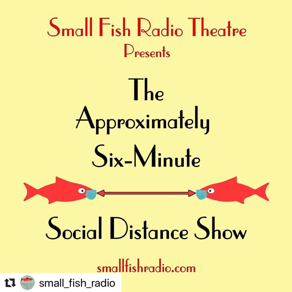SHOW 7 featuring Mark Kater, Joy Thorbjornsen-Coates, Michael John Kelly, Michael Herzovi, Trina Kakacek, Eli Katz Castellano, Mia McCullough, Tom Misuraca. 
podcasts.apple.com/us/podcast/the…

TuneIn
tun.in/tkOOJL

Website
smallfishradio.com 
#audiodrama #SocialDistancing