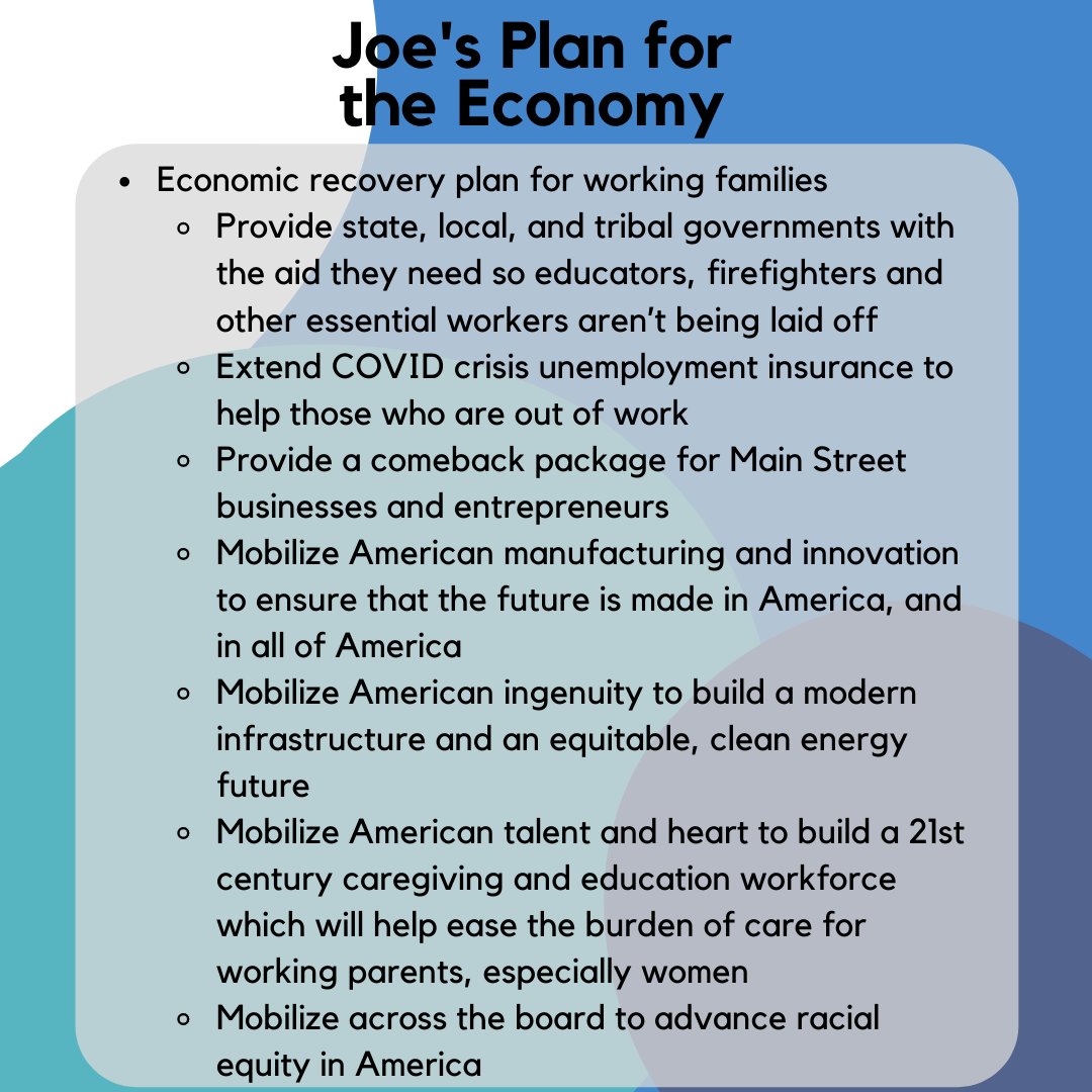 DMV_Biden's tweet photo. This weeks #WhyJoeWednesday focuses on Joe Biden's plan for our economy as a part of his Build Back Better plan. Make sure to tune into our economic roundtable tonight for an in depth conversation on the future of the U.S. economy under Biden.
Sign up at https://t.co/LMg9KORQ0V https://t.co/aU5mm3Otbk