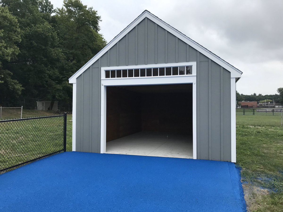 The progress continues on our outdoor track at Nicholson Stadium. The lining of the track begins today, we are excited for the finished product. Please note the outdoor track is still closed and will remain closed until the completion of the project and the City re-opens it.
