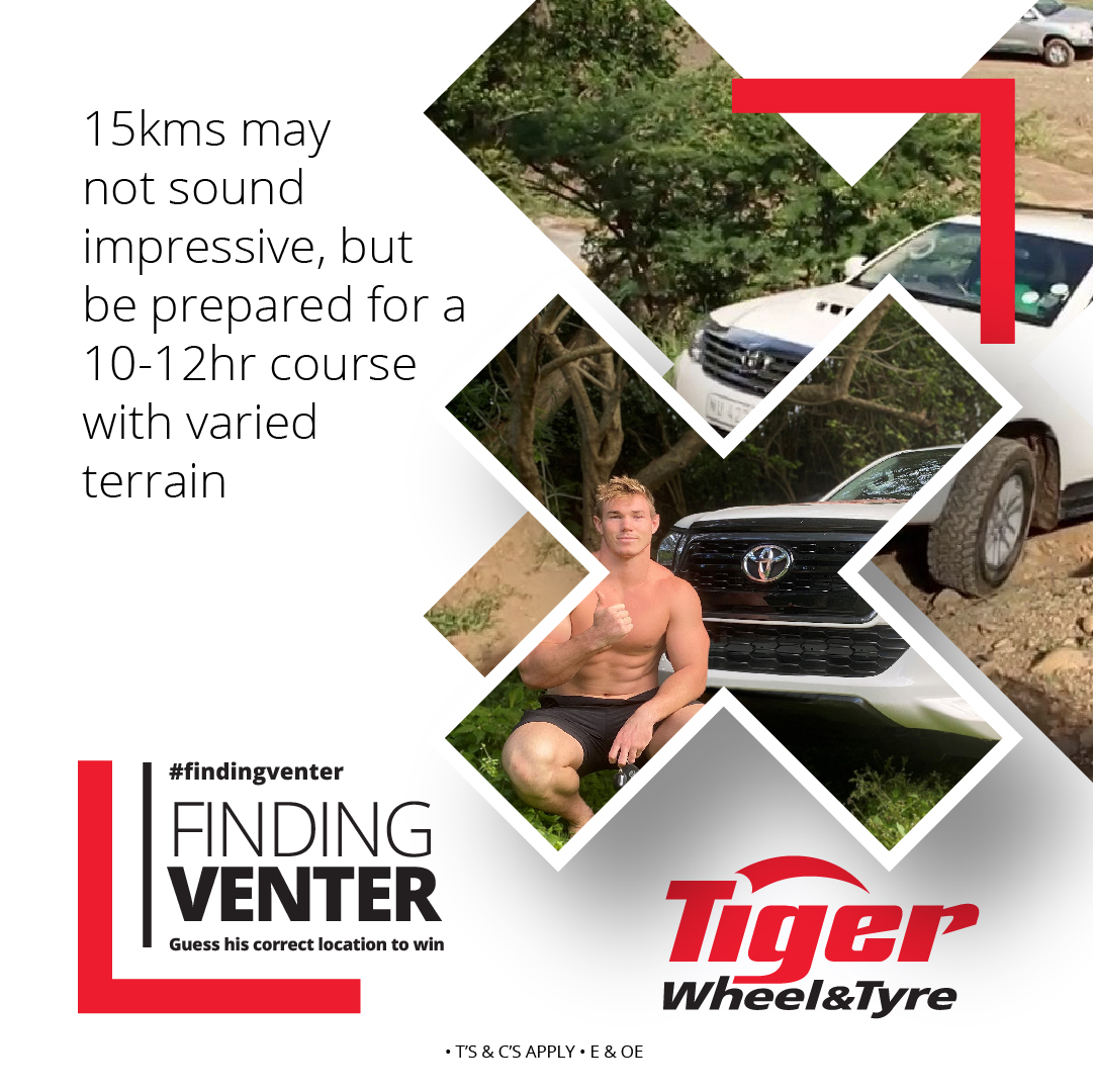 TigerWheelnTyre's tweet photo. 🎉LAST CHANCE TO WIN🎉

Join James on his newest adventure!
Can you guess the destination based on these clues🚘

Submit your answers using #FindingVenter for your chance to win a #Garmin GPS worth R2500. Don't forget to like our page &amp; tag your friends.

#TigerWheelnTyre https://t.co/SsOdkoMz51