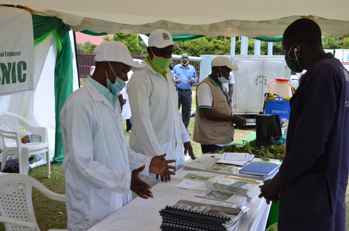 MAAIF_Uganda's tweet photo. The Agricultural sector has also been represented in a scientific exhibition in Kawanda by the Crop Protection Department, the Mechanization Department, @NOPP_UG and @narouganda #UGAgriculture #NARO4Devt https://t.co/A0d9hNaF39