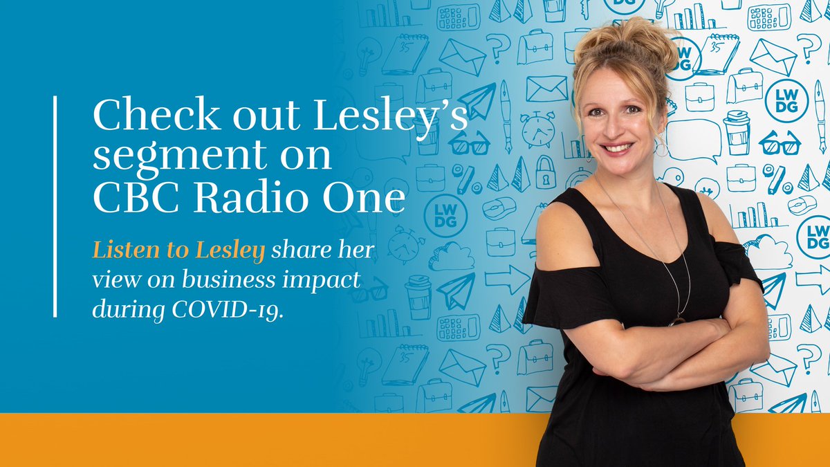 W_DesignCo's tweet photo. Hear our own Lesley Warren's perspective on how small businesses have been impacted during COVID-19.

Listen Now: https://t.co/zJ6ffWZ9l1

#CBCRadio #LWDG #COVID19 #BusinessImpact #Strategy #Marketing #SupportSmallBusinesses https://t.co/k6ewA83Zsk