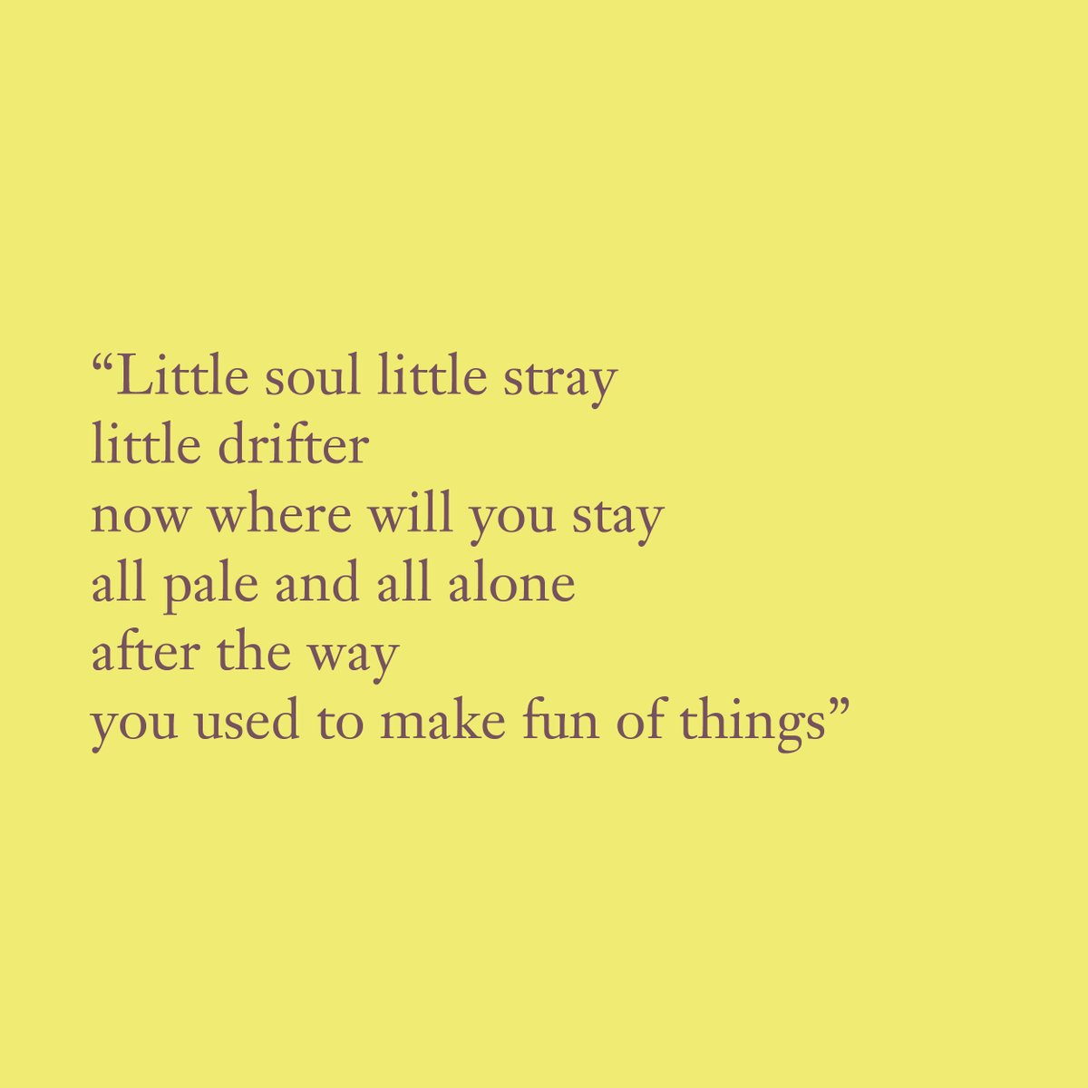 APublicSpace's tweet photo. “The little soul,” Szymborska says in her great poem “Torture,” recalling Hadrian’s famous, ages-old piece. Here it is in W. S. Merwin’s translation of Hadrian’s “Little Soul” #APStogether https://t.co/c9dnLu96Fa