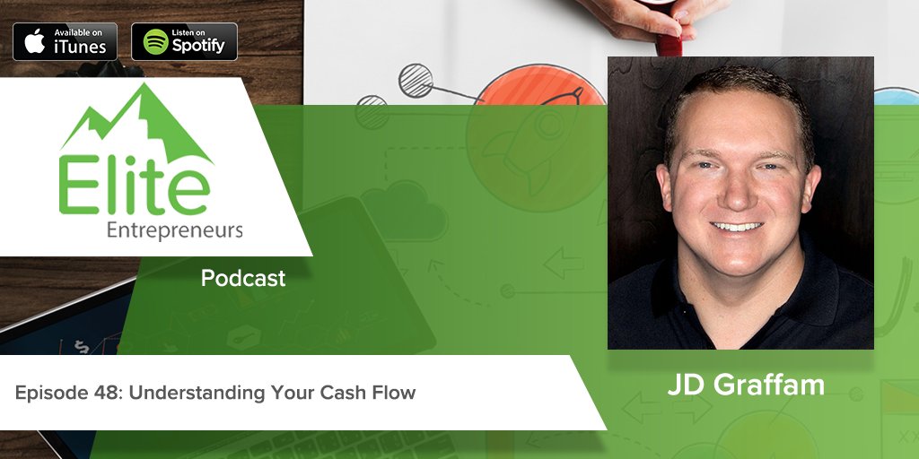 EliteEntrepren5's tweet photo. On this episode of the Elite Entrepreneurs podcast, @jdgraffam from @simplefocus and @pulseapp explains why tracking your cash flow is vital for businesses of all size: https://t.co/Cb3QqQNBT8 https://t.co/TjrM9w02sB