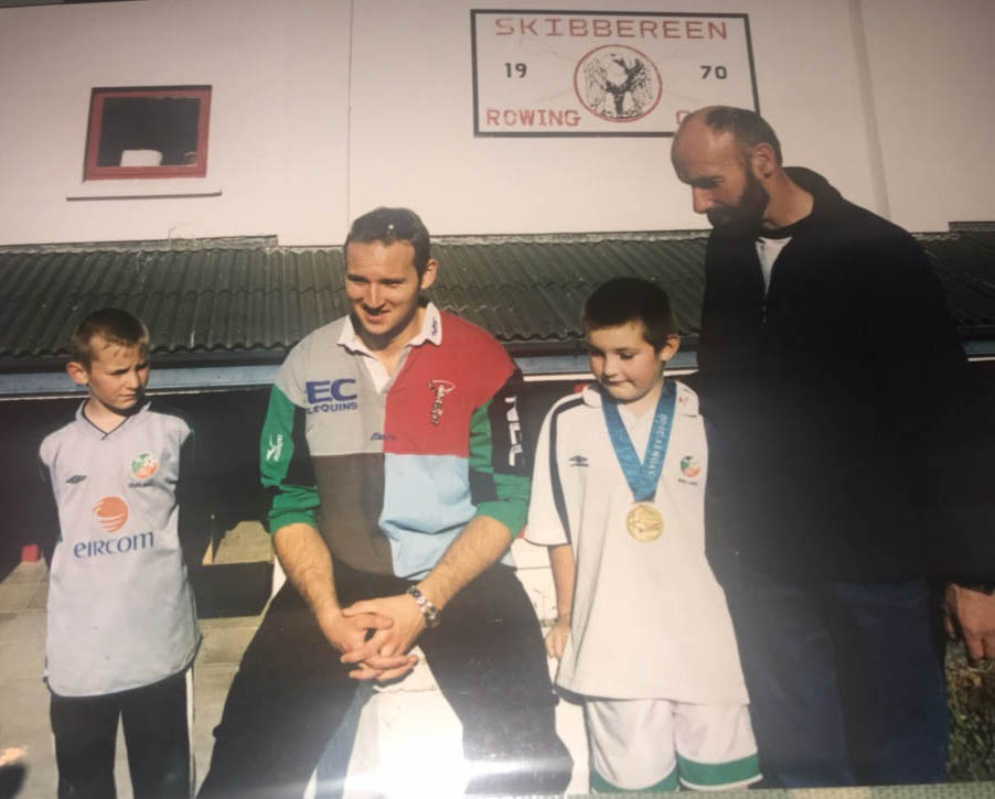 It was the summer of 2002 when Gary (9) and Paul (8) were taken on the Ilen River by their dad for the first time. That year, they also got their hands on an Olympic medal for the first time. Look at a young Paul with Fred Scarlett's gold medal around his neck.