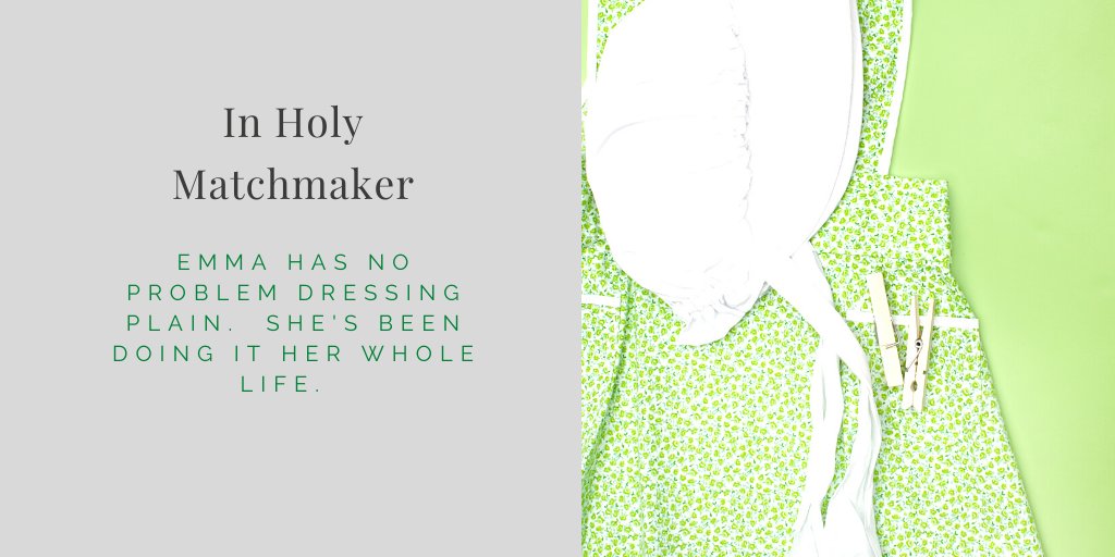 It's one of the reasons she fits in so well with the Amish.
Holy Matchmaker is an Amish romance coming soon.
#Amish #sweetstory #lovestory #comingsoon #BVSBooks