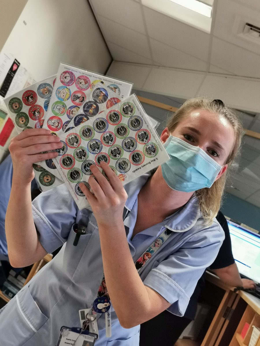 Thank you so much for the amazing donation of bravery stickers for the children that attend CED - no name left to thank, but we are very grateful 

<a href="/UHDBTrust/">University Hospitals of Derby and Burton NHS FT</a> <a href="/UHDBChildrensED/">Derby CED</a>