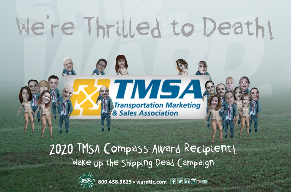 WardTransport's tweet photo. YEAH! Ward Transport & Logistics is a recipient of a @TMSAtoday Compass Award, which recognizes marketing & sales best practices/innovation and performance by transportation and logistics companies #compassawards #transportationmarketing #transportationsales #logisticsmarketing https://t.co/JogEtoSUik
