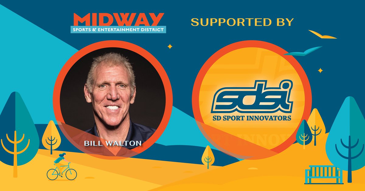 midwayvplus's tweet photo. NEWS: NBA great and San Diego icon Bill Walton has endorsed the Midway Sports & Entertainment District https://t.co/6Ifn6nbhed #MSED4SD https://t.co/94EKJkrXM2