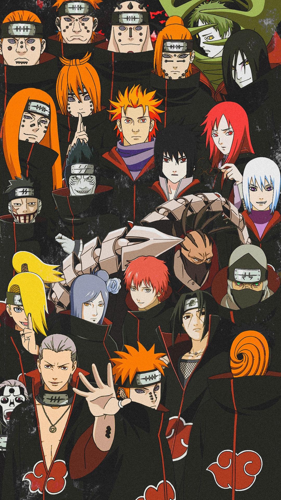 Todos os Membros da Akatsuki