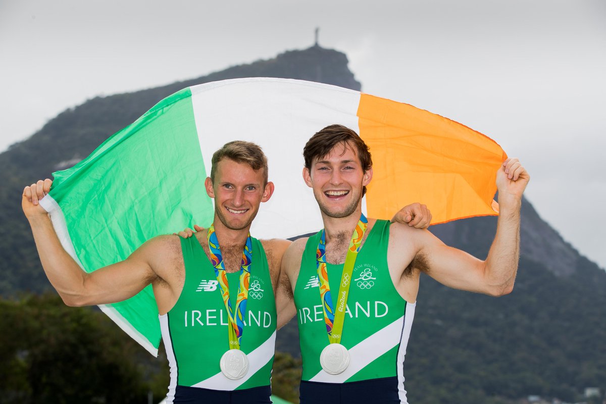 And they only went and did it, winning silver, behind France. This was Ireland's first-ever rowing medal at an Olympics. Legends were born. There was some party in Skibb on that Friday. Conga lines down the town.