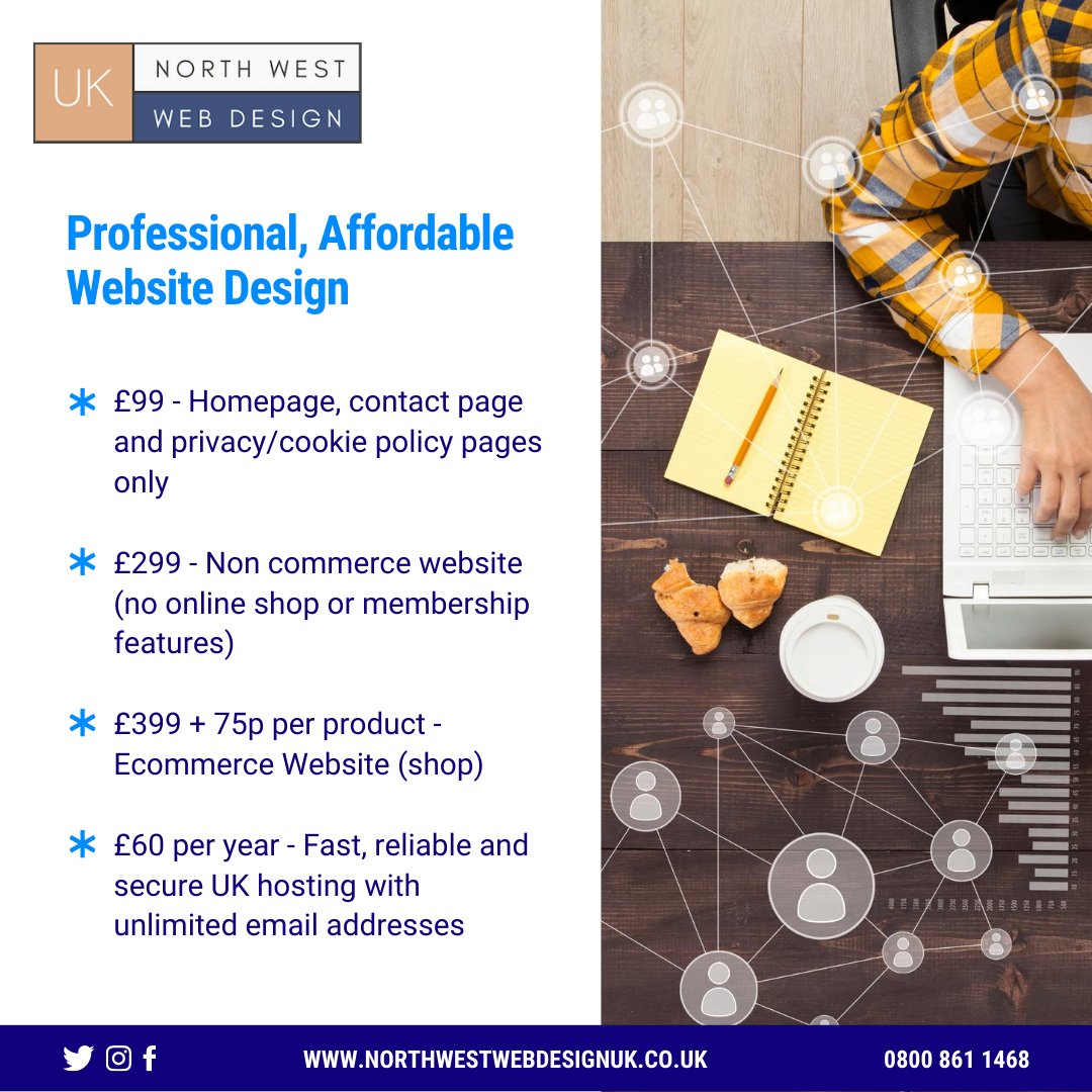 NorthWestWebUK's tweet photo. Professional, affordable #webdesign from North West Web Design UK.
https://t.co/kvZMAwk2c4 | 0800 861 1468 | info@northwestwebdesignuk.co.uk https://t.co/idAlD1agij