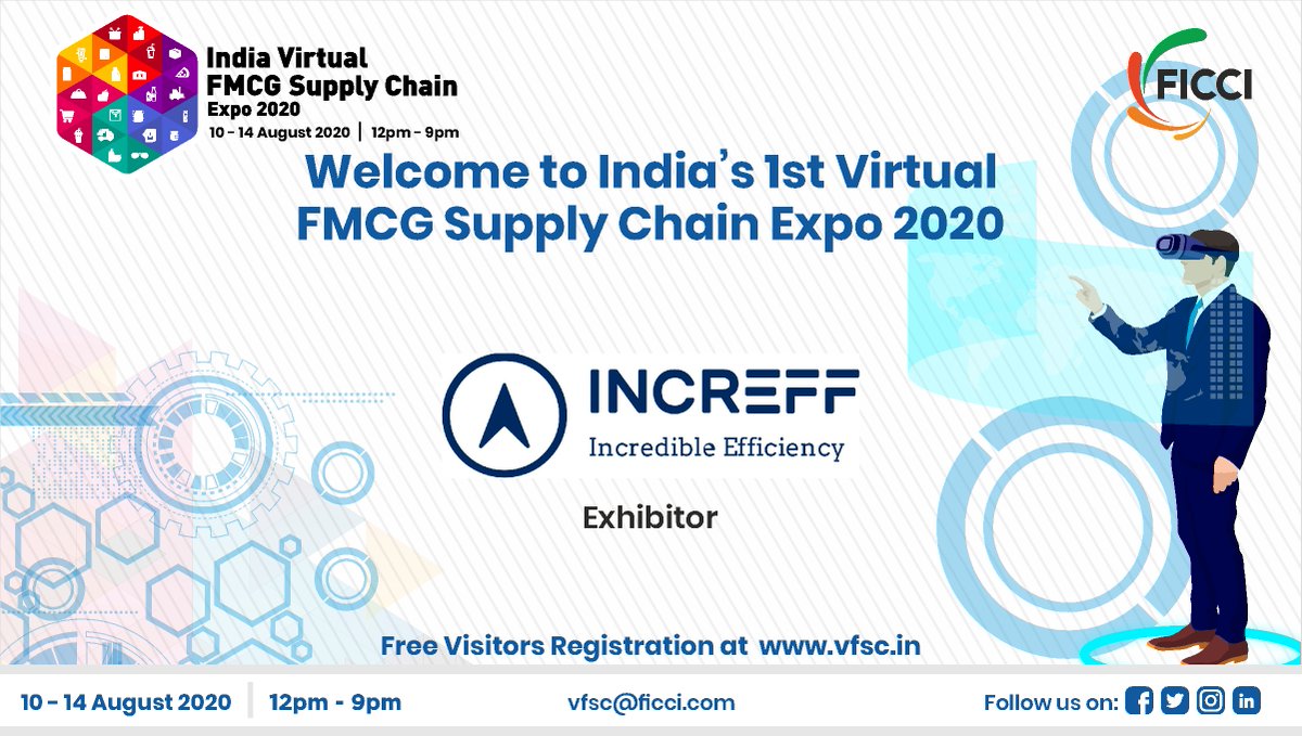 india_fmcg's tweet photo. We are glad to have participation of " Increff " at #VFSC2020 as EXHIBITOR
#FMCG #virtualexpo #virtualexhibition #futuretechnology #FMCGS #Food #FoodProcessing #Beverages #FMCG #Plastic #Packaging #PrintingTechnologies #Beauty https://t.co/h144L3bnO7