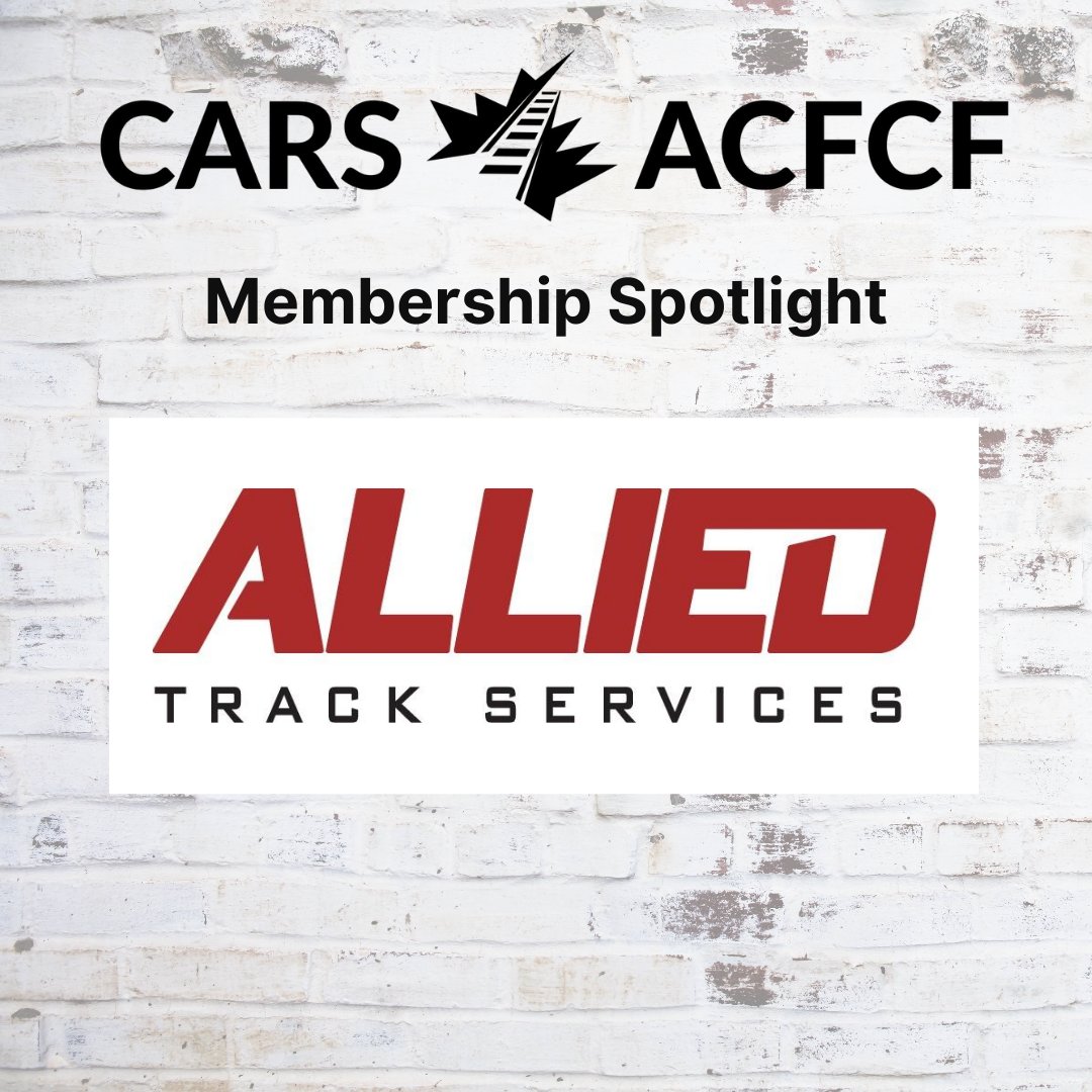 CArailsuppliers's tweet photo. Member Spotlight! 
A member since 2016, today we shine a spotlight on Allied Track Services. 🚊

Visit their Directory Listing for their story &amp; how to get in touch! https://t.co/oiUJmPcT2l https://t.co/KvmfJbUFeX