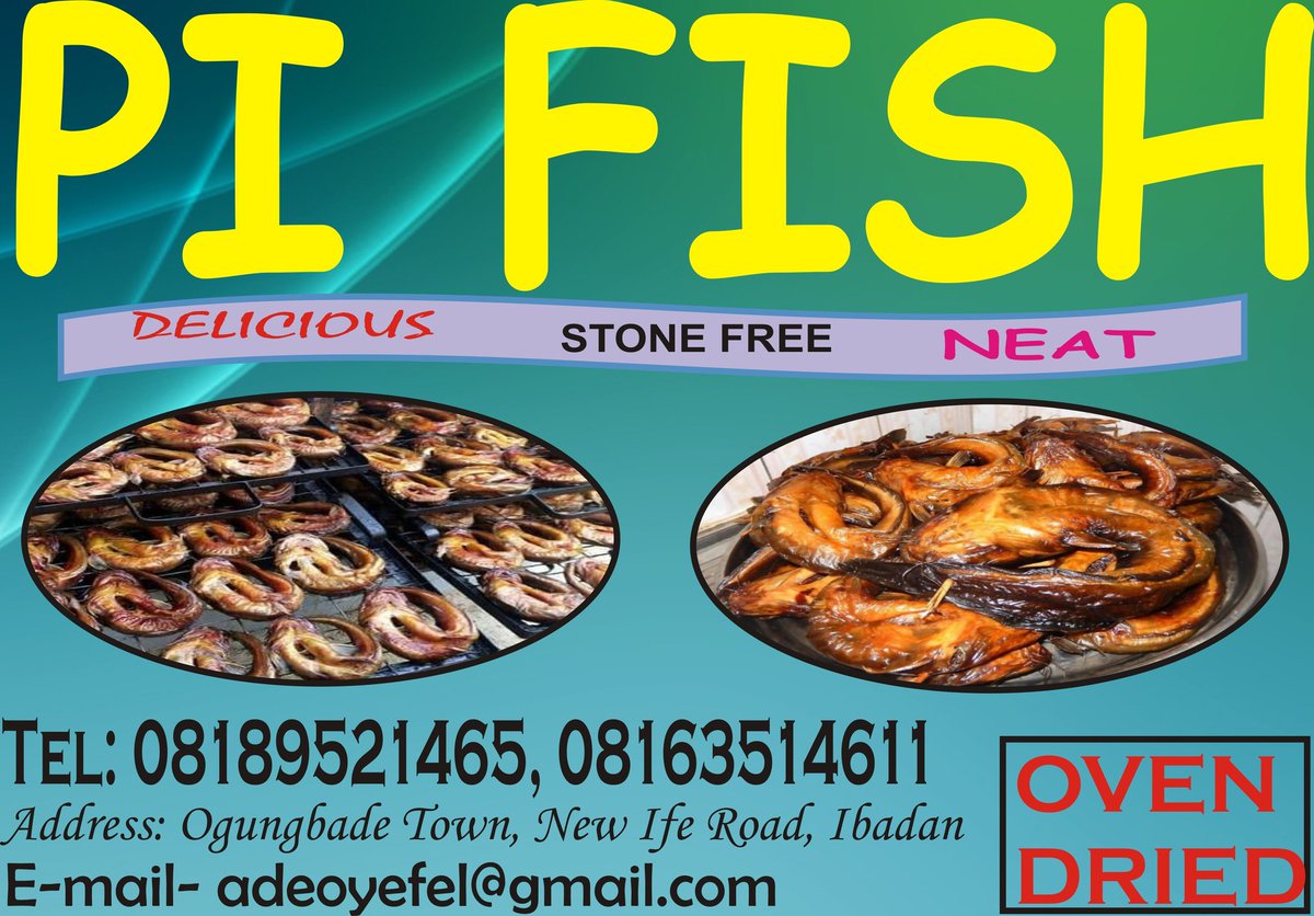 OlowoAyodele1's tweet photo. This is my brother's hustle.

PI fish is now available for pickup and delivery in Lagos and in Ibadan. 

Easy and cheap delivery rates. 

Price per pack- #1500

Wholesales dealers.... get in here and make some money. 

#PiFish 
#StaySafe 
#EatWellStayHealthy

@Mr___Pi https://t.co/vhaiPpPmi3