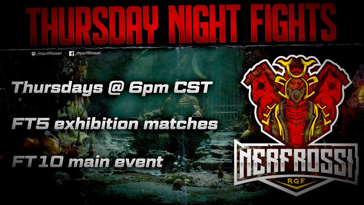 Reply with your PSN to sign up! 
#ThursdayNightFights #SweatSets