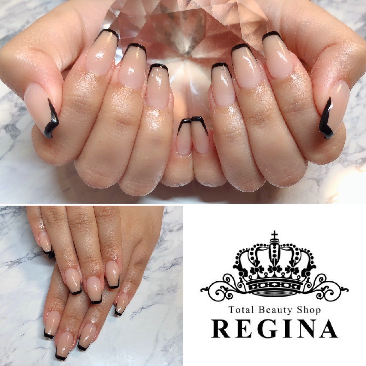 Regina 岡山市内プライベートサロン 完全予約制 駐車場有り 女性専用 Eyelash シングルラッシュ ボリュームラッシュ 下マツエク ケアオプション Nail スカルプ ジェット フット Eyebrow デザイニング 眉毛エクステ 営業時間10 00 00 定休日 火曜日