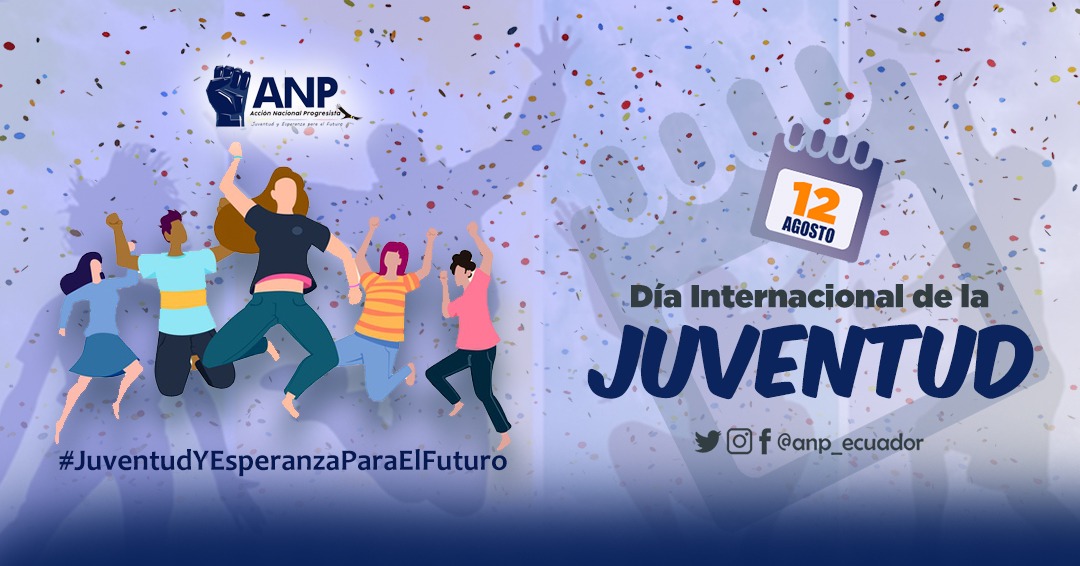 ANP_Ecuador's tweet photo. No somos los mismo de ayer, cambiamos, caminamos, emprendemos, aprendemos, crecemos.
Jóvenes Unidos, hoy por construir un país mejor para nosotros, para nuestros padres y abuelos. Porque somos la Juventud, la esperanza para el futuro.
Conmemoramos #DiaInternacionalDeLaJuventud https://t.co/9ZSsq1ZPnW