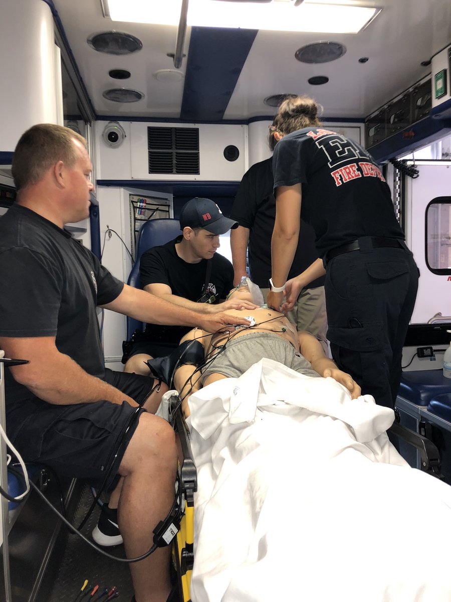 Lawrence_FD's tweet photo. We would like to thank Tim with @IDHS for spending the last three days with us for simulation training and practicing EMS skills.#Trainlikeyouwork #Worklikeyoutrain https://t.co/FcDEGtLJ9L